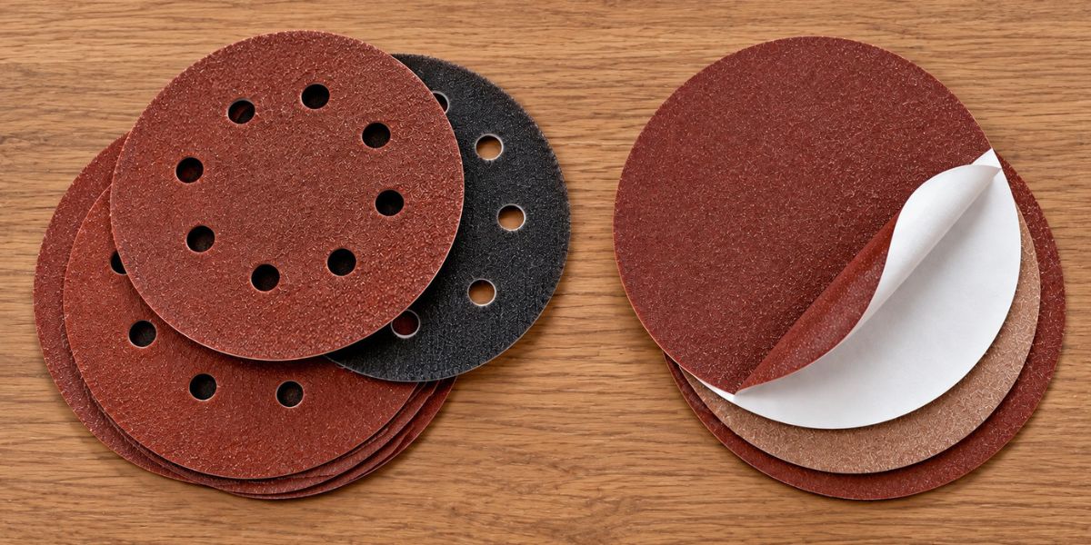 Discos de lija para madera: velcro vs adhesivo